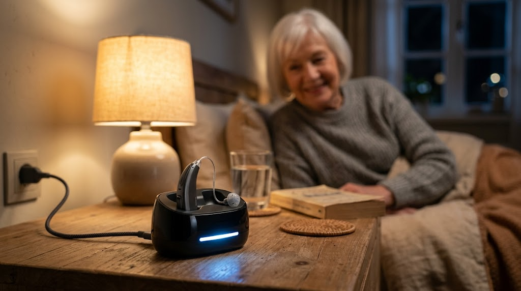 Audífonos recargables para personas mayores en Barajas: Ventajas y comodidad 2026 ¿Qué ventajas tienen los audífonos recargables para personas mayores que viven en Barajas? en Óptica Visionair Barajas