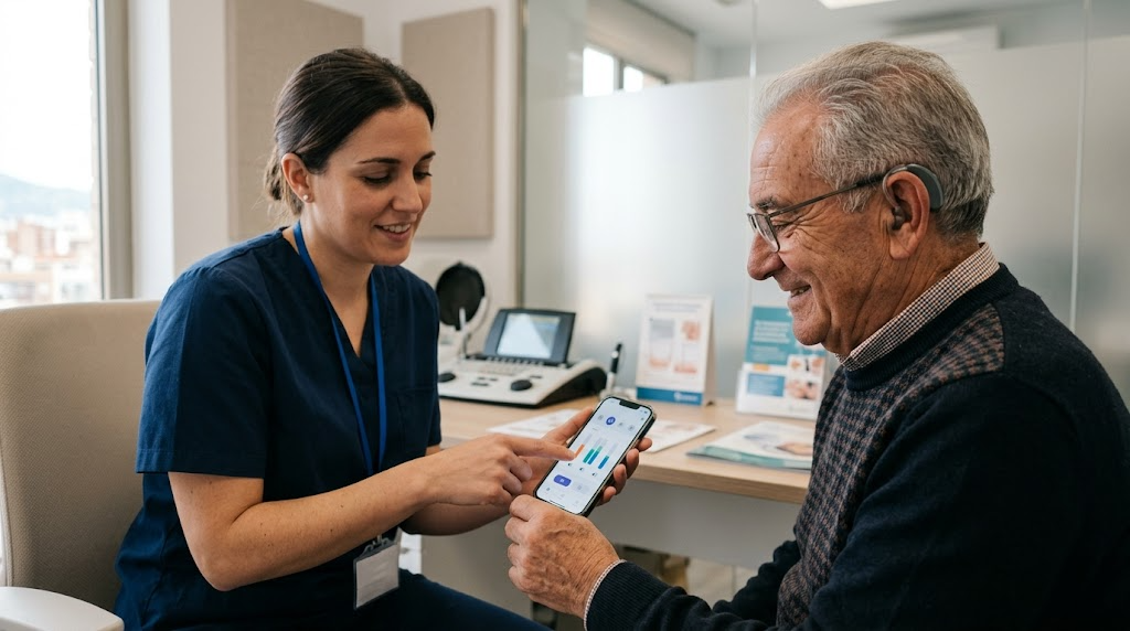 Dónde Conectar mis Audífonos al Móvil por Bluetooth en Barajas 2026 ¿Dónde puedo encontrar ayuda en Barajas para conectar mis audífonos al móvil? en Óptica Visionair Barajas