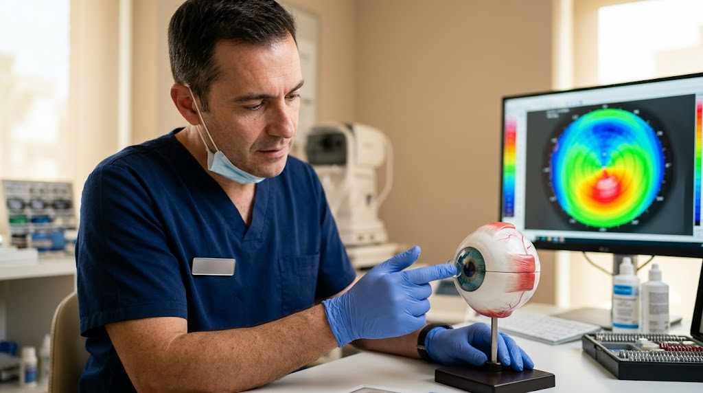 Preguntas Frecuentes VISIONAIR Barajas | Guía de Salud Visual y Auditiva 2026 ¿Qué ópticas de Barajas adaptan lentillas para astigmatismo y miopía? en Óptica Visionair Barajas